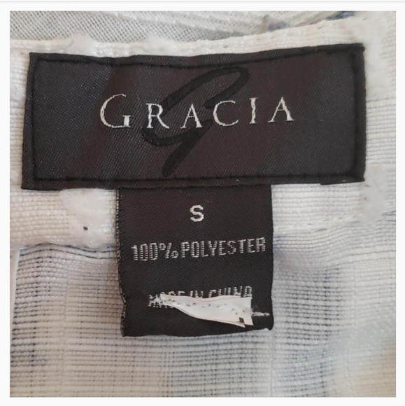 Gracia 100% Polyester small crop top - Picture 9 of 16